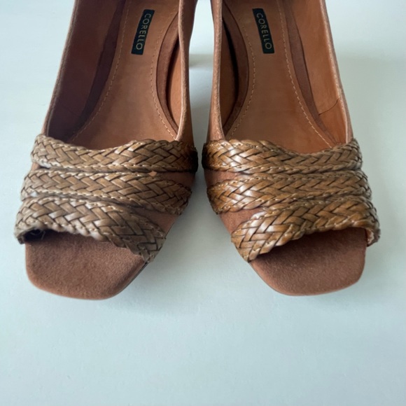 Womens Shoes Corello Caramel Open Toe Size 36 - US 7 NEW NWT - Picture 2 of 12